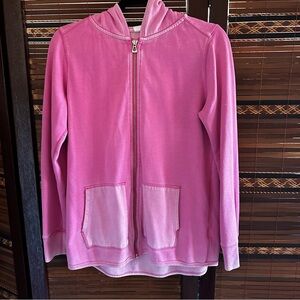 🌟3/$20🌟 GAP zipper hoodie ombré pink size medium